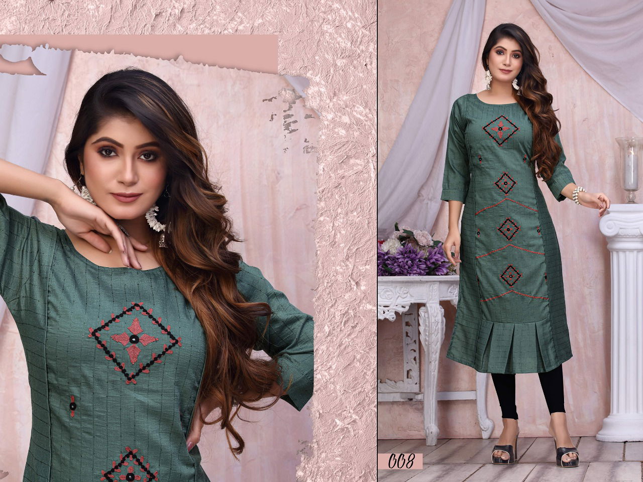 Kanha krishna Wholesale Designer Kurtis Catalog